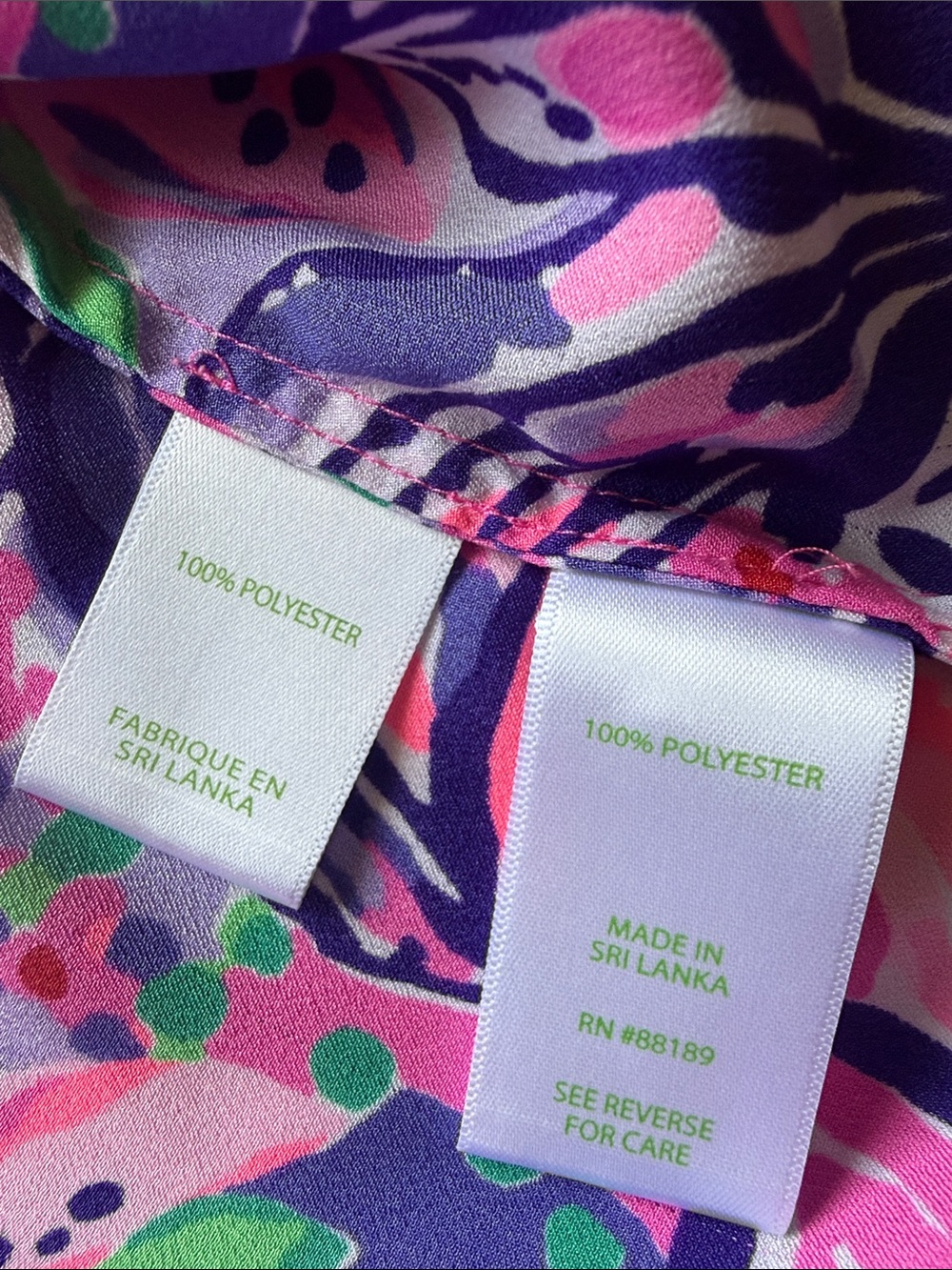 Lilly Pulitzer blouse size XL - Picture 7 of 8